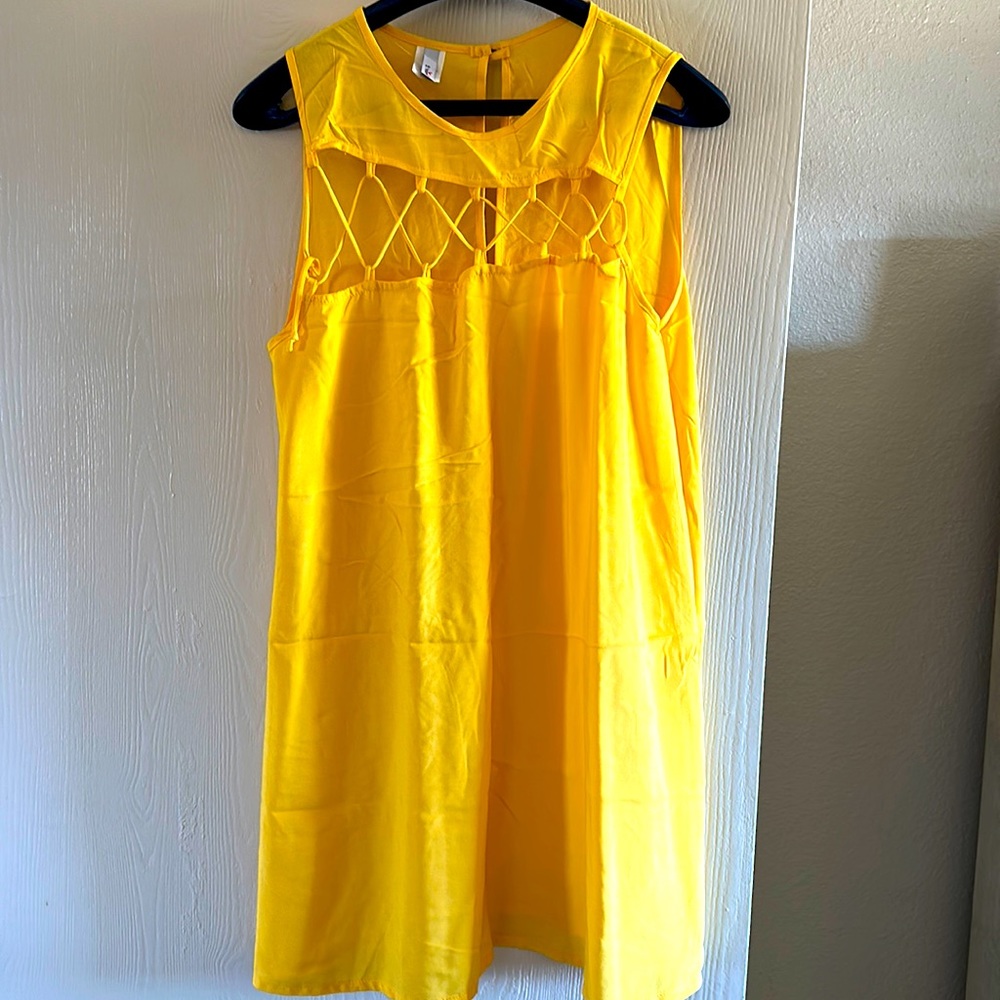 Yellow sun dress